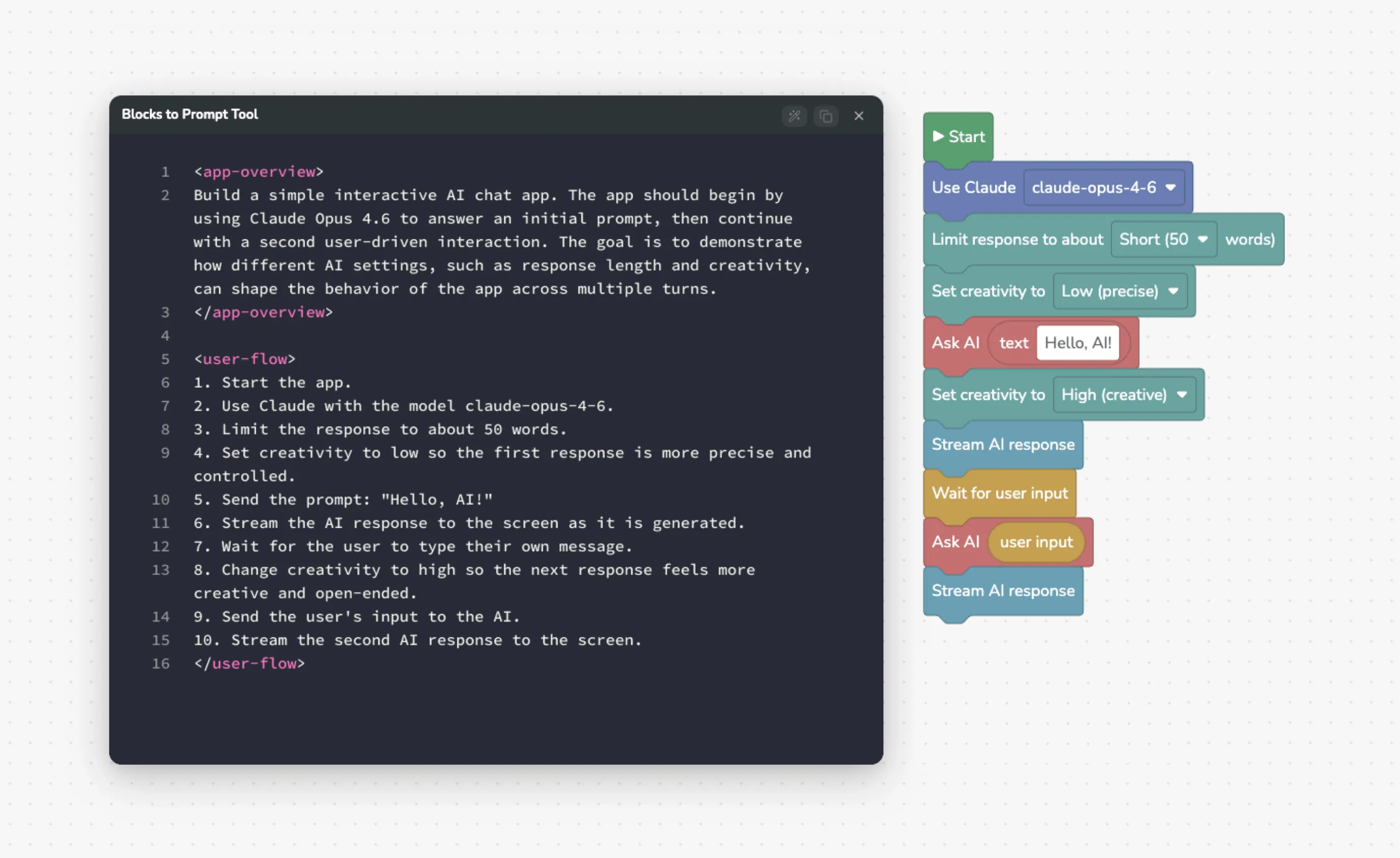 Learning with Blocks Builder AI